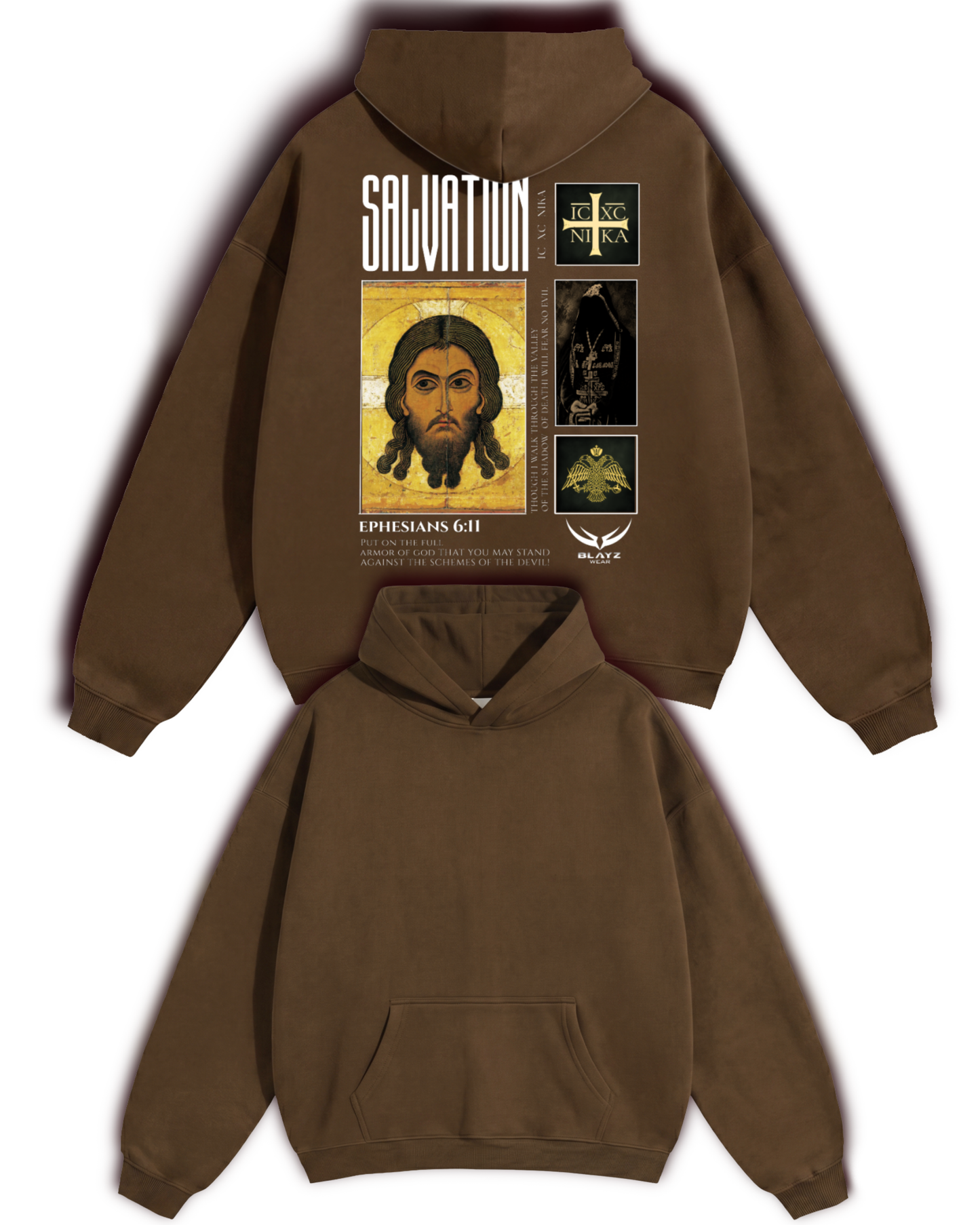 Salvation Hoodie ☦️ - Nur Rücken