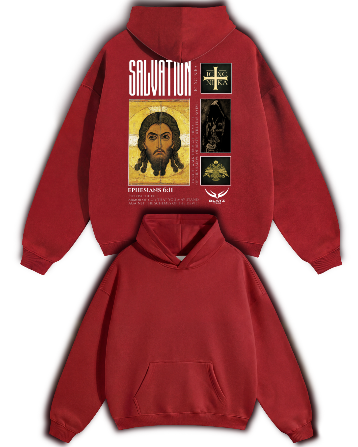 Salvation Hoodie ☦️ - Nur Rücken